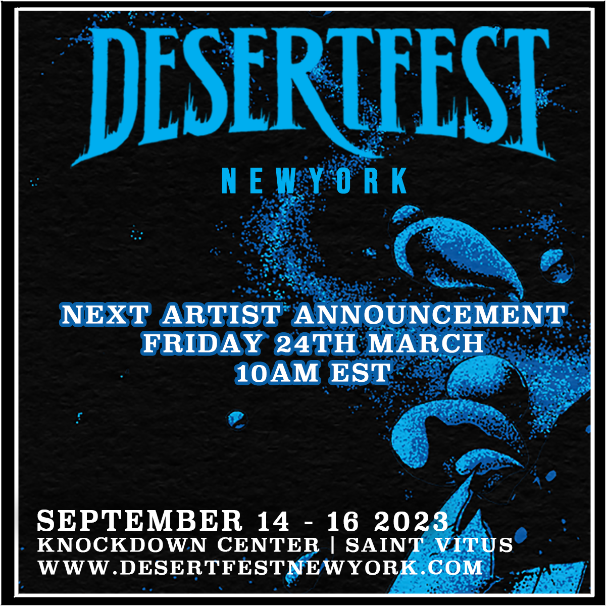 Desertfest New York 14th 16th September 2023